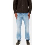 Carhartt Wip - Jeans - Blauw - 100% Katoen - Smalle Snit