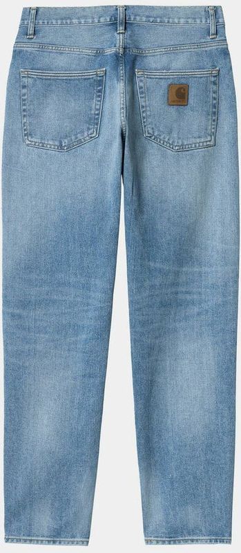 Carhartt Wip - Jeans - Blauw - 100% Katoen - Smalle Snit