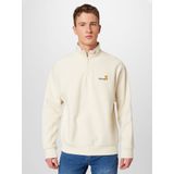 Sweatshirt - Geribd Ceintuurtje - Staande Kraag - Logoprint