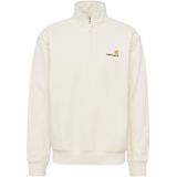 Sweatshirt - Geribd Ceintuurtje - Staande Kraag - Logoprint