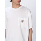 Carhartt WIP - Shirt - Wit - Kwartmouw - Normale Pasvorm