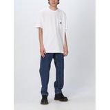 Carhartt WIP - Shirt - Wit - Kwartmouw - Normale Pasvorm