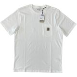 Carhartt WIP - Shirt - Wit - Kwartmouw - Normale Pasvorm