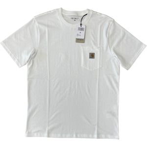 Carhartt WIP - Shirt - Wit - Kwartmouw - Normale Pasvorm