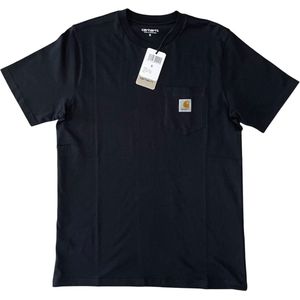Carhartt - Wip Pocket T-Shirt - Zwart - Katoen - Regular Fit