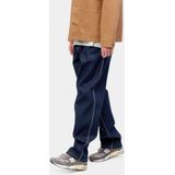 Carhartt Wip - Straight Jeans - Blauw - 100% Katoen - Met Logo