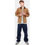 Carhartt Wip - Straight Jeans - Blauw - 100% Katoen - Met Logo