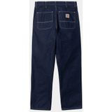 Carhartt Wip - Straight Jeans - Blauw - 100% Katoen - Met Logo