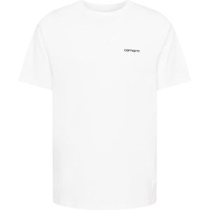 Carhartt WIP - Shirt - Zwart - Effen - Kwartmouw