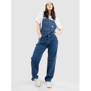 Carhartt - W' Bib Overall Straight - Damesbroek - Blauw