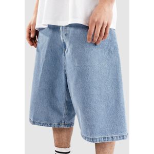 Carhartt - BRANDON - Korte Jeans - Blauw - Regular Fit, Steekzakken