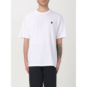 Carhartt Wip - T-shirt - Wit - Katoen - Geborduurd C-logo