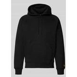 Carhartt WIP - Hooded Chase - Hoodie - Zwart - 58% Katoen, 42% Polyester