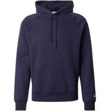 Carhartt WIP - Hooded Chase Sweat - Hoodie - Blauw - Katoen
