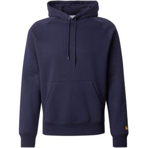 Carhartt WIP - Hooded Chase Sweat - Hoodie - Blauw - Katoen