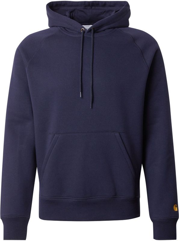 Carhartt WIP - Hooded Chase Sweat - Hoodie - Blauw - Katoen