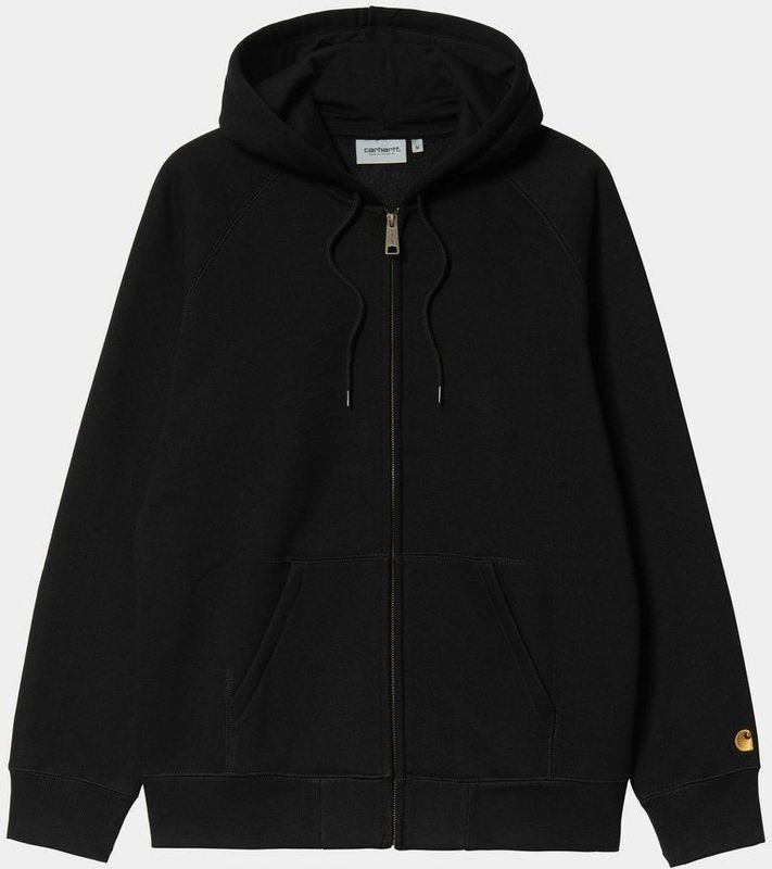 Carhartt - Hooded Chase Jacket - Zwart - Tussenjassen