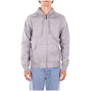Carhartt - Hooded Chase Jacket - Sweatshirt - Grijs