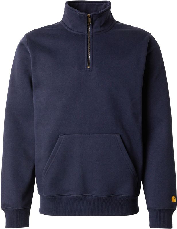 Carhartt WIP - Chase Neck Zip Sweat - Marine Blauw - Sweatshirt