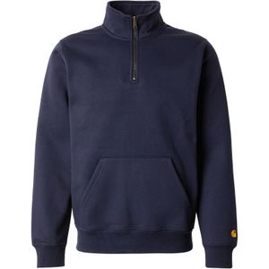 Carhartt WIP - Chase Neck Zip Sweat - Marine Blauw - Sweatshirt