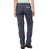 Jack Wolfskin Overland Zip Away Pants 133-1388, Vrouwen, Marineblauw, Broek