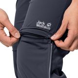 Jack Wolfskin Overland Zip Away Pants 133-1388, Vrouwen, Marineblauw, Broek