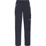 Jack Wolfskin Overland Zip Away Pants 133-1388, Vrouwen, Marineblauw, Broek