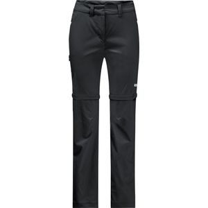 Jack Wolfskin - Overland Zip Away Pants - Broek - Zwart - Polyester
