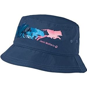 Jack Wolfskin Supplex at Home Bucket Kids Zonnehoed Unisex Kinderen, donker indigo