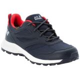 Wandelschoen Jack Wolfskin Kids Woodland Texapore Low Night Blue Red-Schoenmaat 34