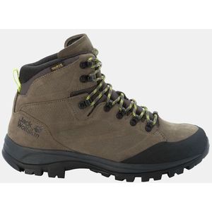 Wandelschoen Jack Woflskin Men Rebellion Texapore Mid Khaki Phantom