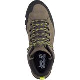 Wandelschoen Jack Woflskin Men Rebellion Texapore Mid Khaki Phantom