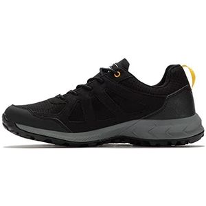 Jack Wolfskin Herren Woodland 2 Texapore Low M Sneaker, Black/Burly Yellow Xt, 44 EU