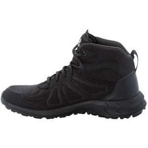 Wandelschoen Jack Wolfskin Women Woodland 2 Texapore Mid Black Grey-Schoenmaat 35,5