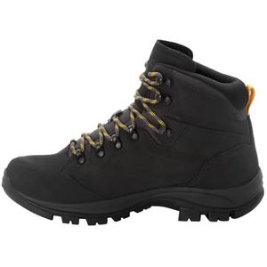 Jack Wolfskin Heren Rebellion Texapore Mid M middelhoog, Phantom Burly Geel Xt, 47 EU