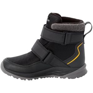 Jack Wolfskin Polar Bear Texapore Mid Vc K trailloopschoenen voor kinderen, Phantom Burly Yellow Xt