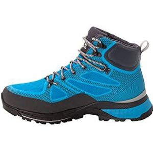 Jack Wolfskin Heren FORCE STRIKER TEXAPORE MID M trailschoenen, blauw/limoen, 47,5 EU