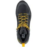 Jack Wolfskin - Force Striker Texapore Mid - Wandelschoenen - Black-burly-yellow-XT