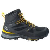 Jack Wolfskin - Force Striker Texapore Mid - Wandelschoenen - Black-burly-yellow-XT