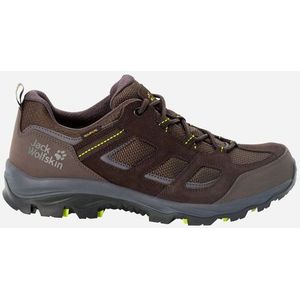 Wandelschoen Jack Wolfskin Men Vojo 3 Texapore Low Dark Brown Lime-Schoenmaat 49