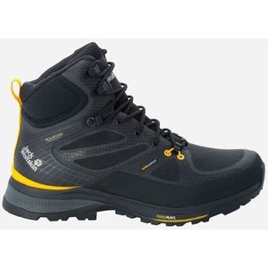 Jack Wolfskin - Vojo 3 Texapore Mid - Wandelschoenen - Black / Burly Yellow - Waterdicht
