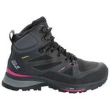 Jack Wolfskin Dames Force Trekker Texapore Mid W middelhoog, zwart/roze, 35.5 EU