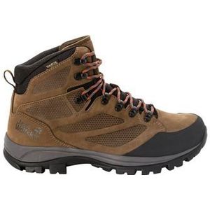 Wandelschoen Jack Wolfskin Men Rebellion Texapore Mid Brown Red-Schoenmaat 44,5