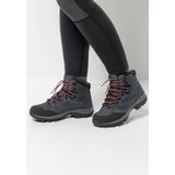 Jack Wolfskin - Rebellion Texapore Mid - Wandelschoen - Grijs Rood - Nubuckleer