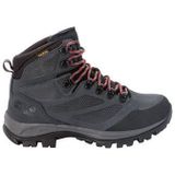 Jack Wolfskin - Rebellion Texapore Mid - Wandelschoen - Grijs Rood - Nubuckleer