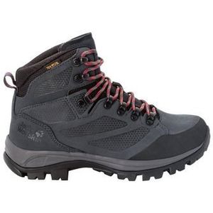 Wandelschoen Jack Wolfskin Women Rebellion Texapore Mid Grey Red-Schoenmaat 37,5