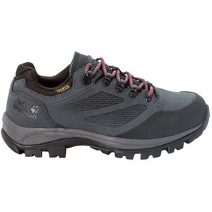 Wandelschoen Jack Wolfskin Women Rebellion Texapore Low Grey Red