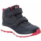 Jack Wolfskin - Kids Woodland Texapore Mid - Wandelschoen - Dark Blue Pink - Synthetisch