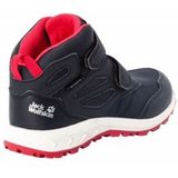 Jack Wolfskin - Woodland Texapore Mid Vc - Snowboots - Donkerblauw-Roze - Duurzame Materialen