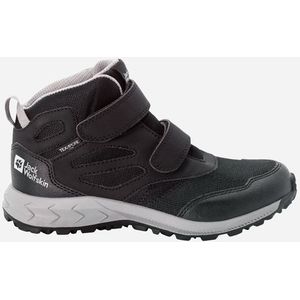 Wandelschoen Jack Wolfskin Kids Woodland Texapore Mid VC Black Grey